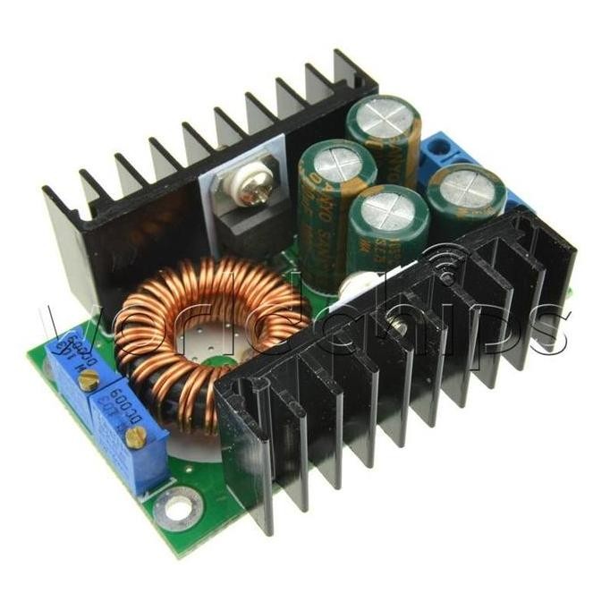 300W DC CC CV 9A Step Down Buck Converter 5-40V ถึง 1.2-35V โมดูลไฟฟ้า