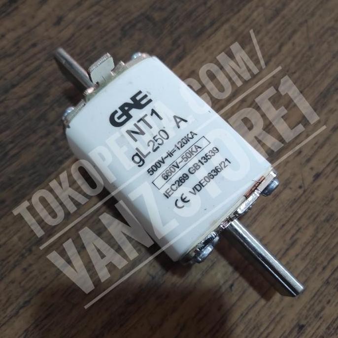 NH Fuse / NT Fuse ขนาด 1 NT1 ยี่ห้อ GAE 50A 100A 125A 160A 200A 250A