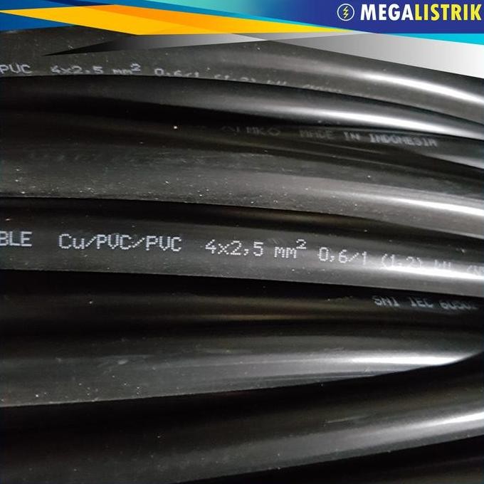 Supreme NYY มิเตอร์ 4x2.5 มม. / สายไฟสีดํา สายทองแดง 4 x 2.5 MM ขายปลีกต่อเมตร