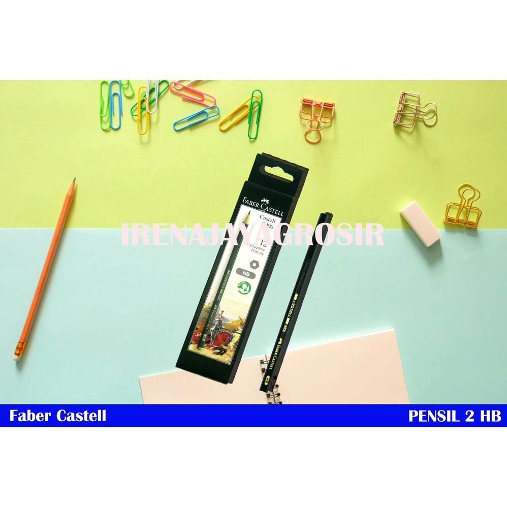 FABER CASTELL HB Pencils แพ็ค 12 ชิ้น | ดินสอ | ดินสอ HB DiM
