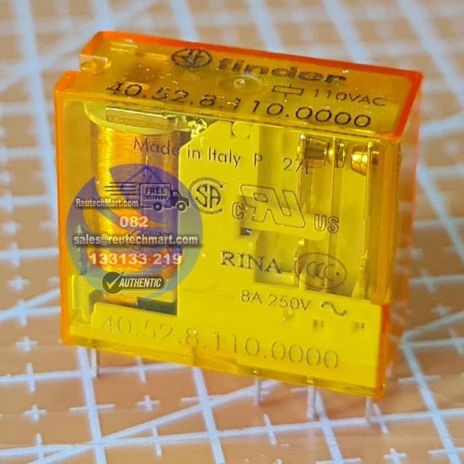 Relay Finder 40.52.8.110,0000 8A 250V Coil 110Vac