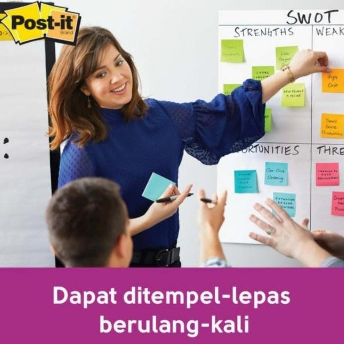 โพสต์มัน 3m 654 สี Sticky Note Postit Sticky Memo SS