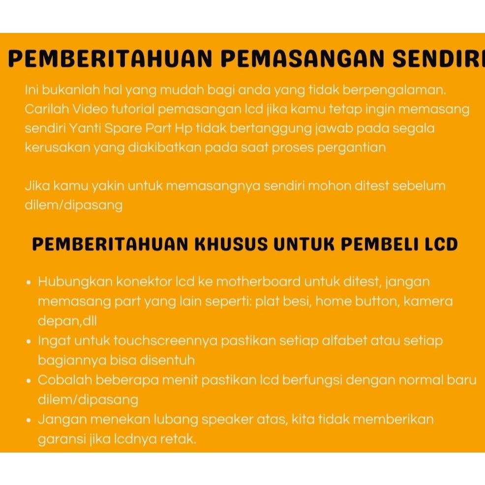 Vivo Y65 Y66 หน้าจอสัมผัส Lcd