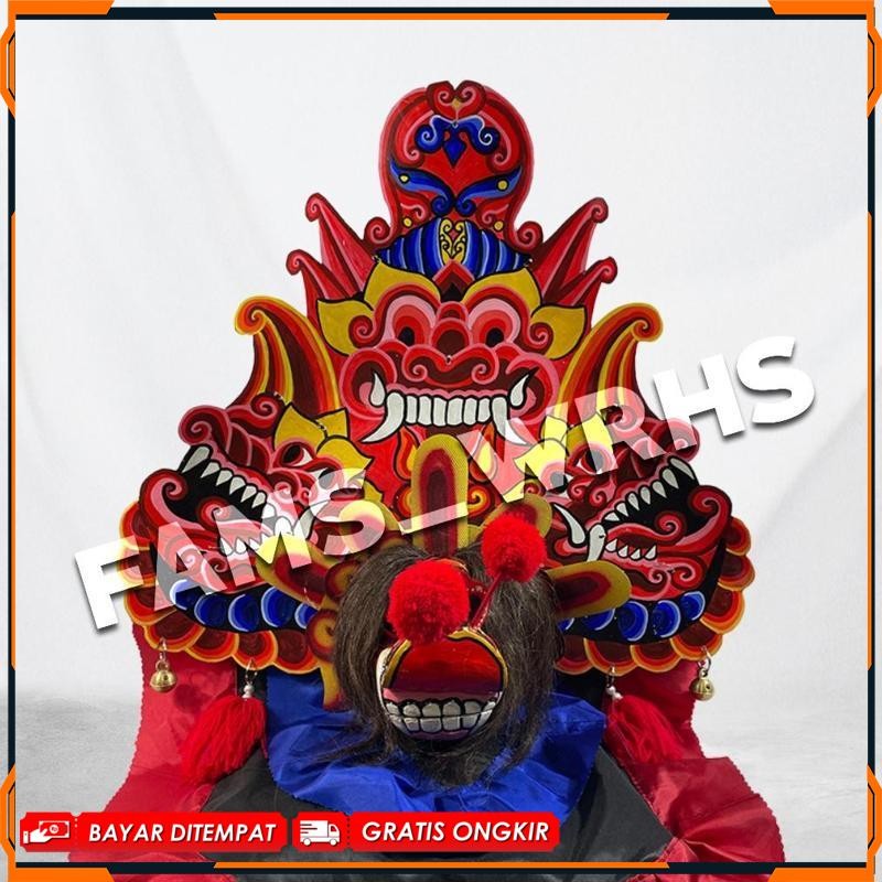 ออกแบบใหม่ - Barongan Kucingan Blitar Dragon Motif Barongan Caplokan Kayu Kucingan Alusan Premium Vi