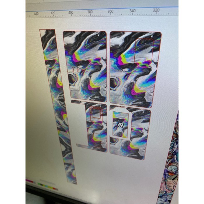 B80 B60 Centa Aio Oil Life Garskin สติกเกอร์/เคสสติกเกอร์สามารถปรับแต่ง Motif - 2 ชิ้น