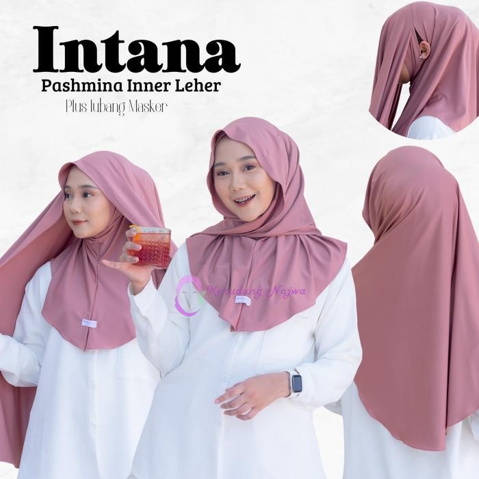 RHS Najwa Hijab ทันที Pashmina Hijab ภายในนินจาคอ Intana มุสลิม Premium Jersey วัสดุหนา Cool ผู้หญิง