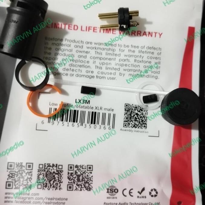 JB ROXTONE LX3M ขั้วต่อชาย None