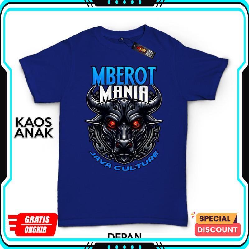 KATUN (Super) Mberot Mania เสื้อยืดเด็ก Bull Distro Cotton Zw-23