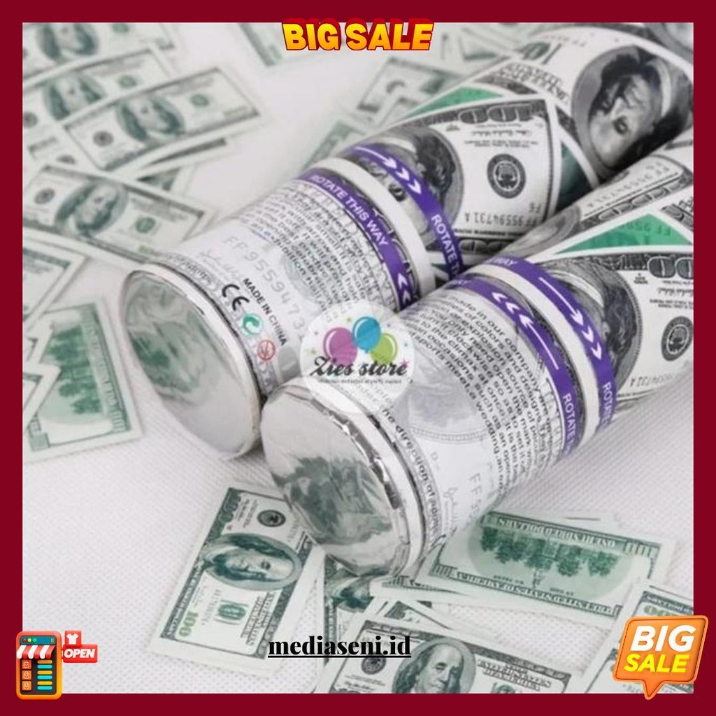 Party Popper Dollar / Confetti 40 Cm Dollar พร้อมส่ง