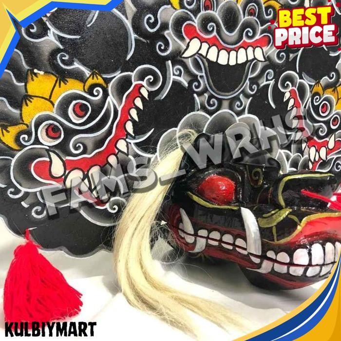 Barongan Telon Vip Size 22 Full Wood Barongan Caplokan Kayu