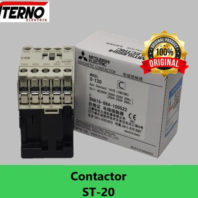 คอนแทคเตอร์ Mitsubishi ST-20 S-T20 ST20 220V 380V ของแท้