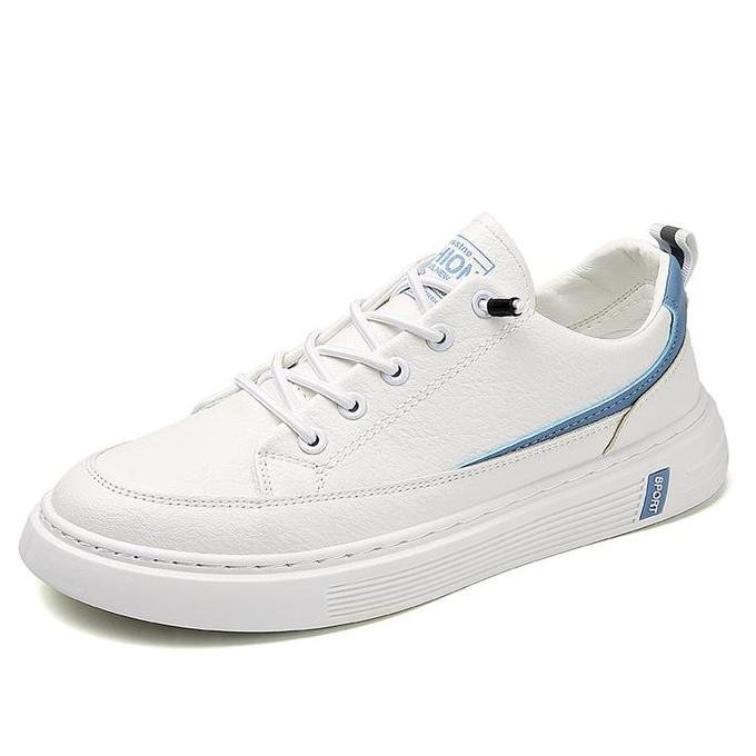 VS Luckyfanstore รองเท้าผ้าใบ REVERSI Sport Casual Cream White รองเท้าวิ่งลําลองผู้ชาย - D1