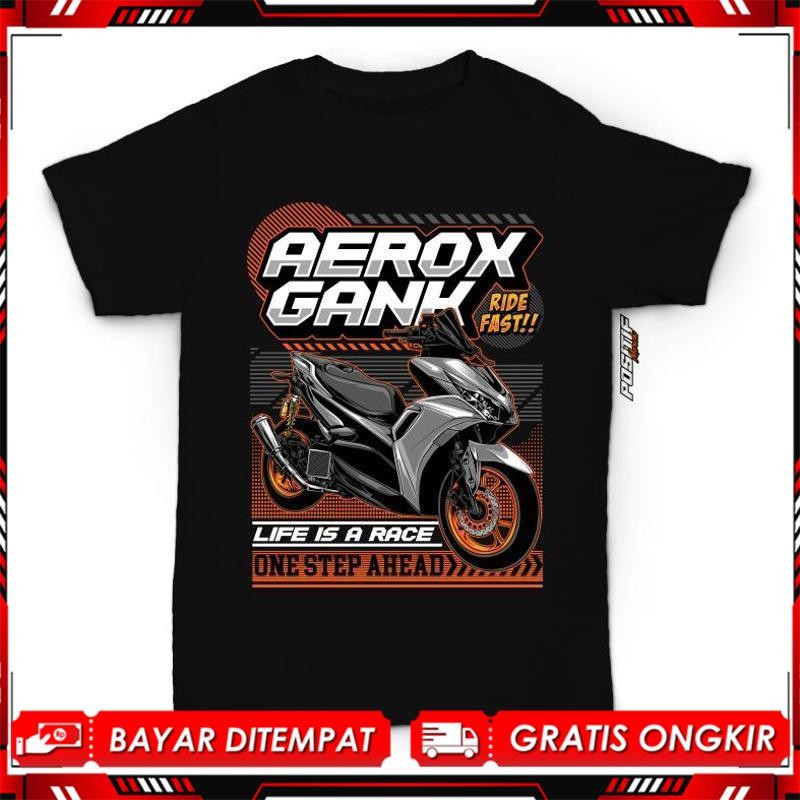 - เสื้อยืดรถจักรยานยนต์ Viral และอินเทรนด์ AEROX Racing Sunmori ใหม่ล่าสุดสําหรับเด็กชายและเด็กหญิง 