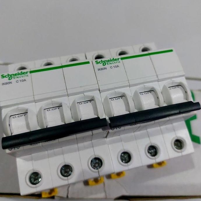 จัดส่งฟรี - MCB IK60N 3P 10A 6KA SCHNEIDER A9K24210