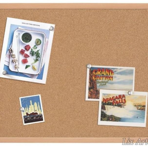 กระดานกรอบไม้ก๊อก Quartet Oak 43 X 58 Cm (กระดานไม้ก๊อก / กระดานอ่อน)