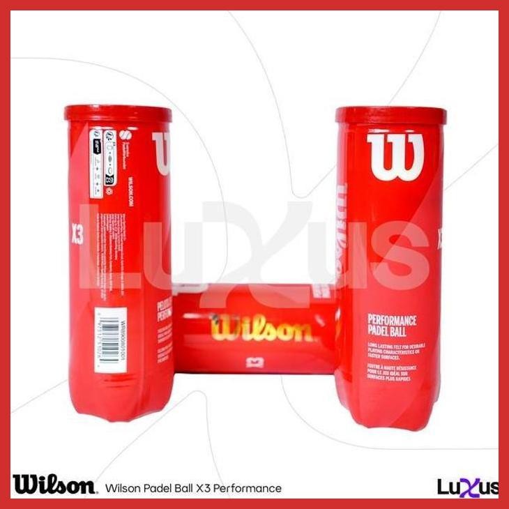 (PADEL) [ต้นฉบับใหม่] WILSON BALL PADEL X3 PERFORMANCE (กีฬา VIRAL CURRET ใหม่)