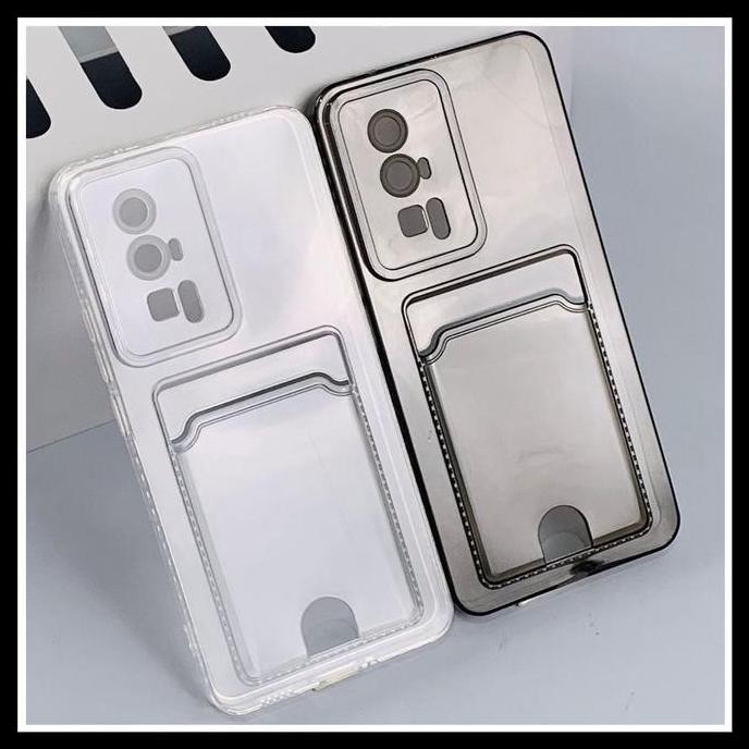 DE65 - Xiaomi Poco F5 Pro 5G Case Neo Crystal Card Slot Original Soft Casing