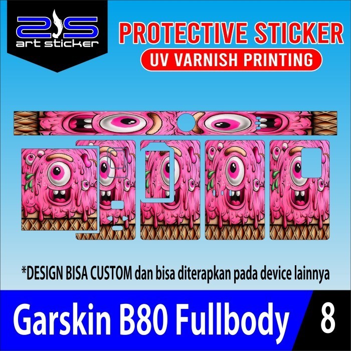 Centarus B80 Aio ไวนิลและโฮโลแกรม Luffy Gear 5 Pink Monster Garskin Label Custom Fullbody Precision