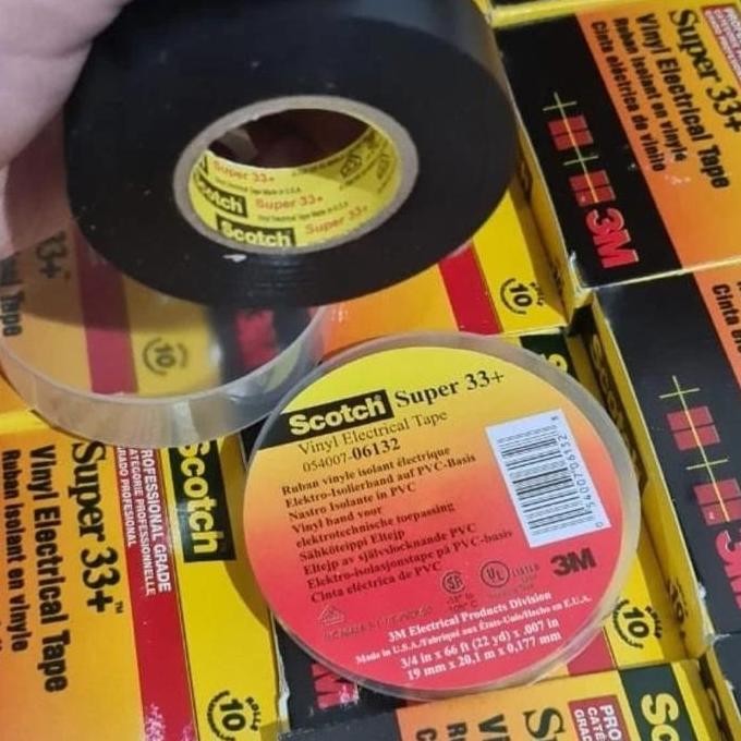 3M scotch super 33 เทปไฟฟ้าไวนิล scot 33