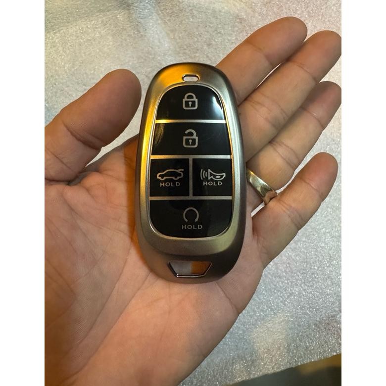 คุณภาพสูง Hyundai IONIQ 5 DARK METAL Smartkey Remote Key Cover Case