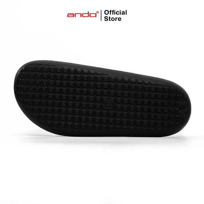 Ando Official Aguero Mens Slip-On Sandals - สีดํา