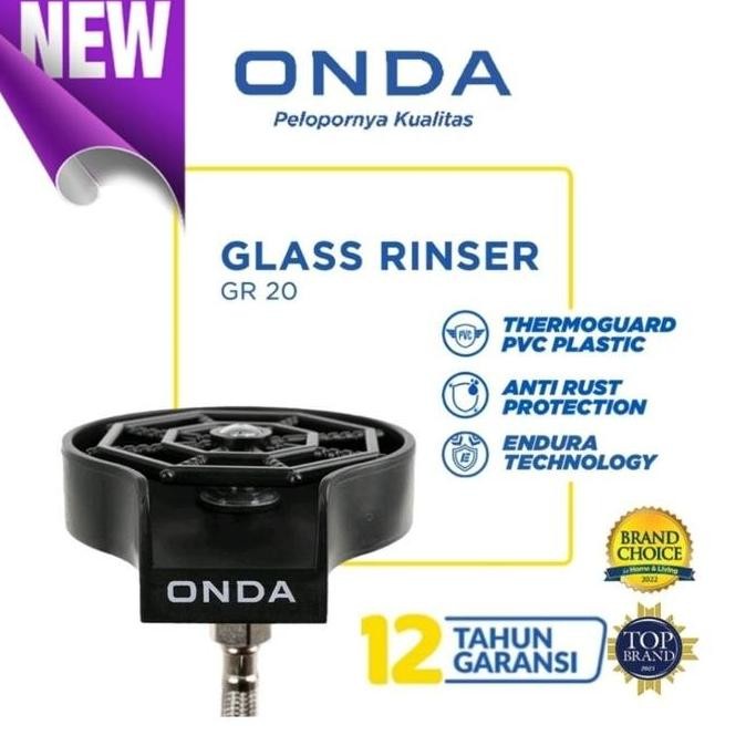 - ONDA GLASS RINSER JUG WASHER/ เครื่องล้างแก้วอัตโนมัติ GR 20