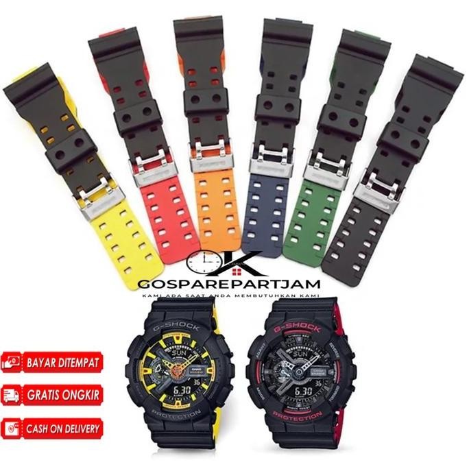 Original - Strap G-Shock Ga-400 Ga110 Double Color Color Combine Watch Strap Gshock