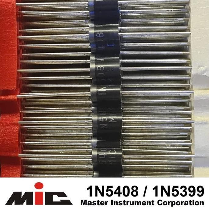 1N5408 รีเซ็ต DIODES 3A 1KV REACTION DIODE IN5408 1N-5408