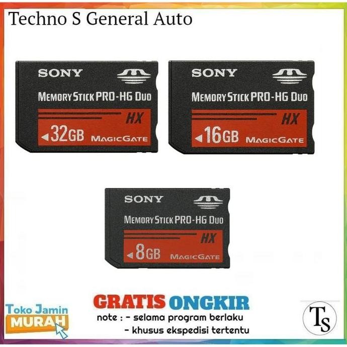ใหม่ Memory Stick Pro HG Duo Card SONY PSP Camera 32GB - 8GB - 16GB