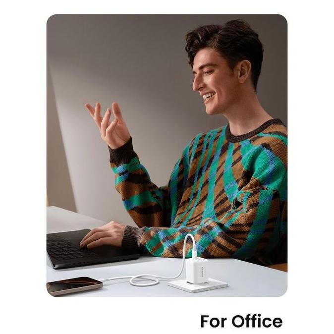 Ugreen Gan-N Dual Port Usb A & Type-C Fast Charging Charger Adapter 20W - 35W สําหรับ Android Iphone