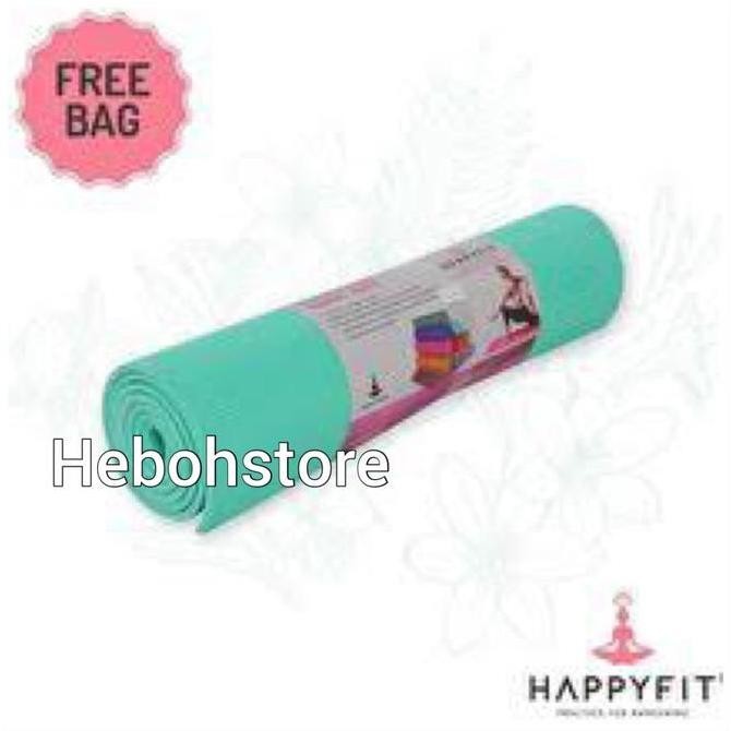 HAPPY FIT เสื่อโยคะ / เสื่อโยคะ HAPPY FIT 8 Mm ดั้งเดิม