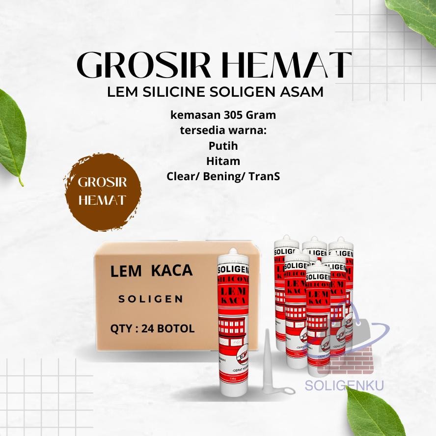 ปัจจุบัน - Soligen Silicone Aquarium Sealant Bottle Glass Glue White Black Clear Trans !!