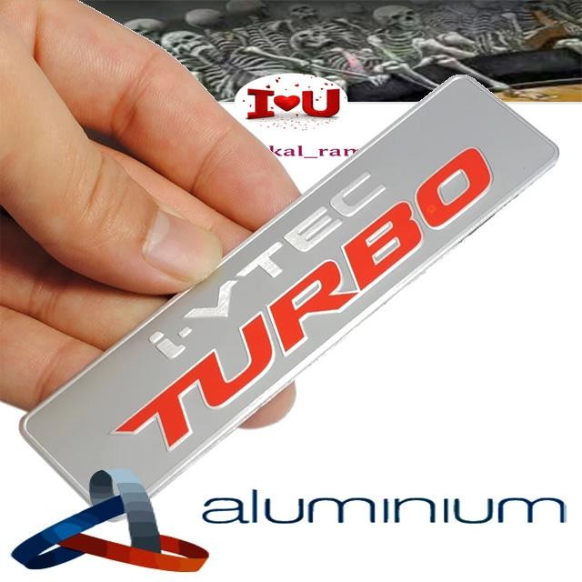 I-VTEC TURBO EMBLEM สําหรับ HONDA CITY CIVIC FIT ACCORD JAZZ CRV XRV