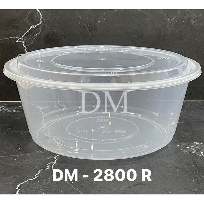 - Thinwall 2800ml R Flat Bowl - ชามแบน 2800 ml 25 ชุด