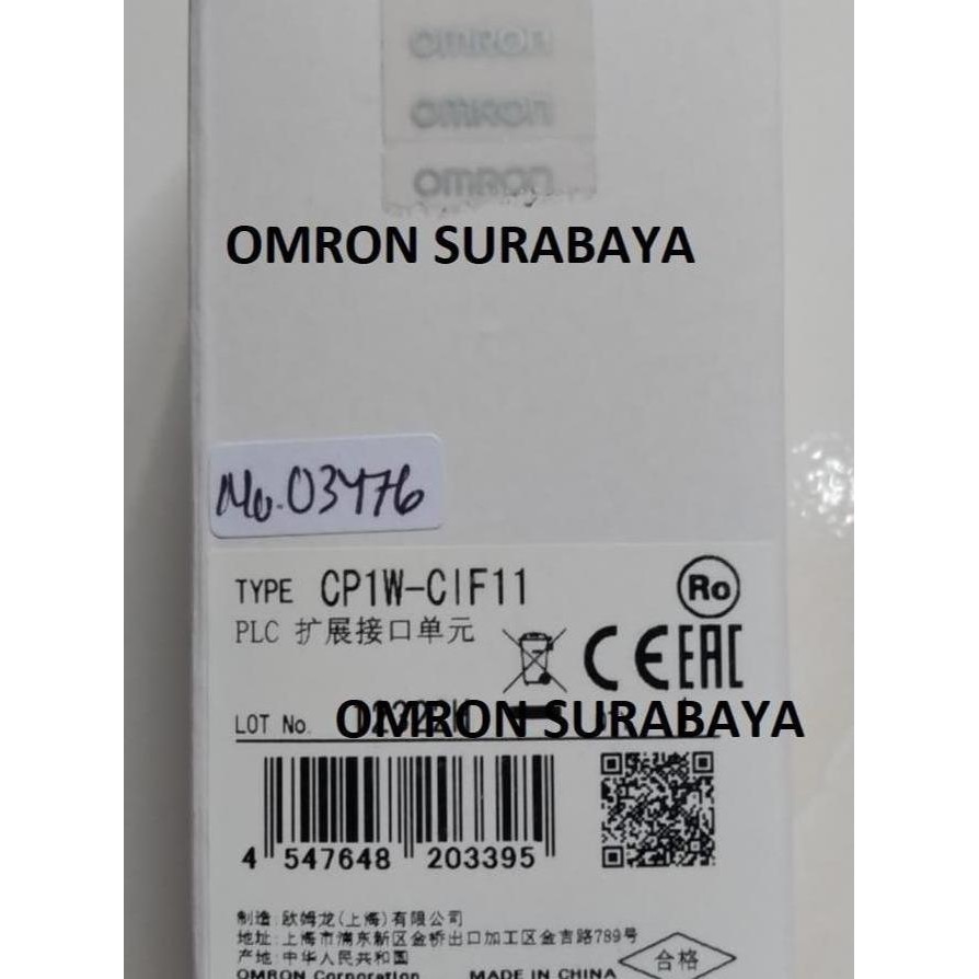 ใหม่ล่าสุด - CP1W-CIF11 PLC OMRON CP1W-CIF11