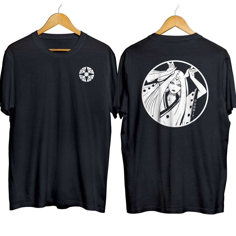 Kaguya Otsutsuki เทพธิดากระต่าย Naruto Shippuden อะนิเมะ Distro เสื้อยืดวัสดุผ้าฝ้ายหวี 30S