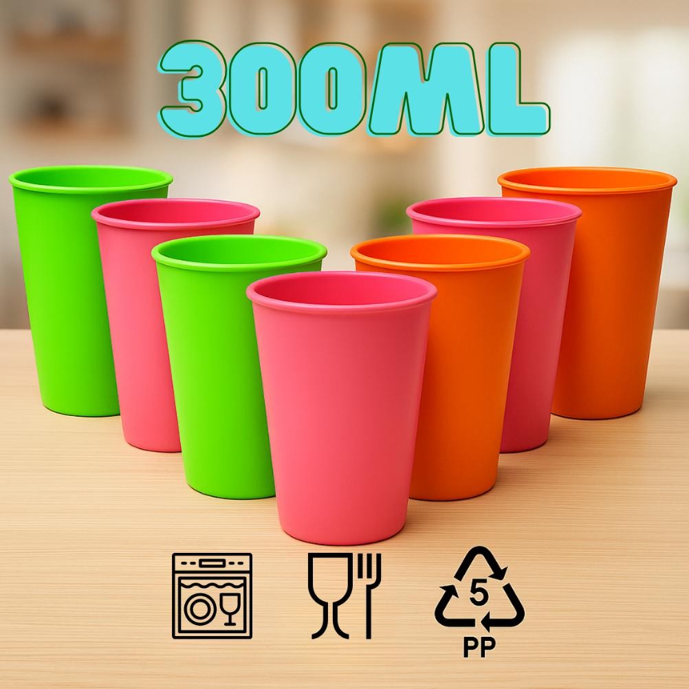 [12 ชิ้น] Wheatstraw Straw Cups Pastel Wheatstraw Style Straw Cups Pp5 ||