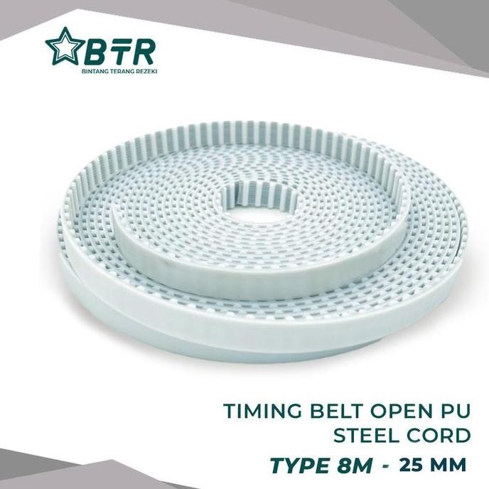 TIMING BELT OPEN PU STEEL CORD TYPE 8M - 25 MM WIDTH ORIGINAL และธุรกิจ