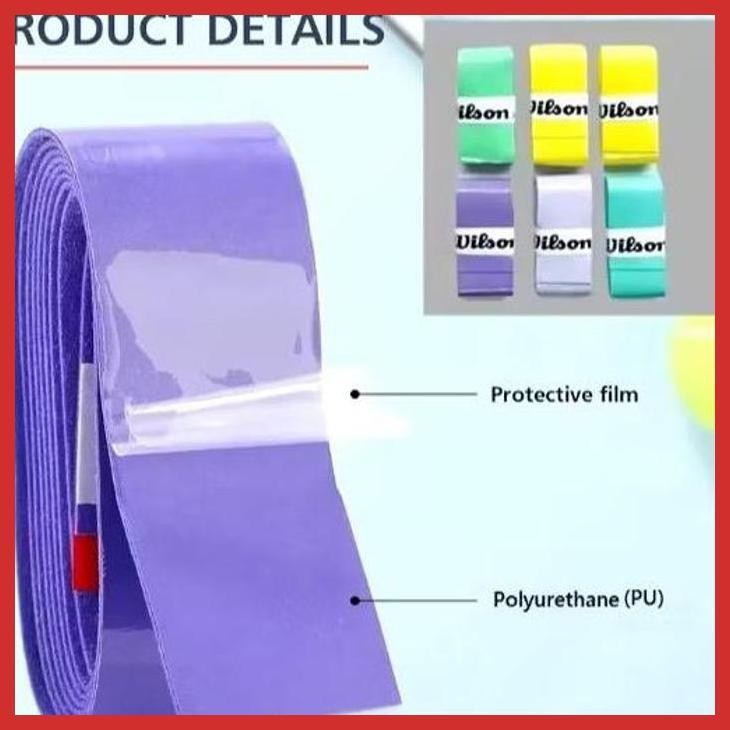 (PADEL) OVERGRIP WILSON PROFILE TENNIS OVERGRIP PADEL COMFORT PLAIN - CKET GRIP TENNIS GRIP PADEL (N