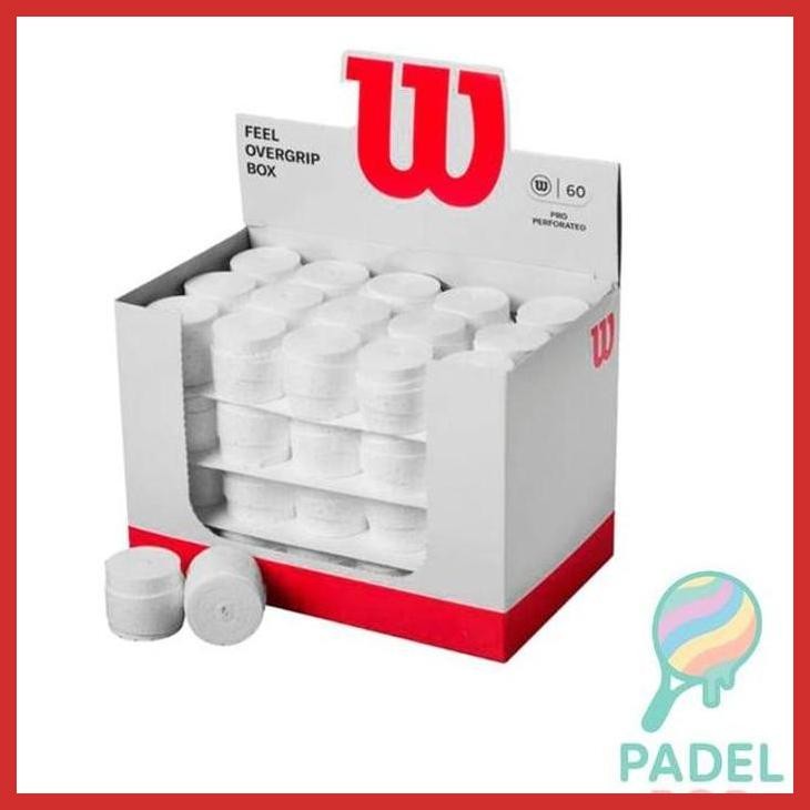 (PADEL) WILSON PERFORATED OVERGRIPS - OVERGRIP TENNIS - OVER PADEL - OVERGRIP WILSON - PERFORATED (N