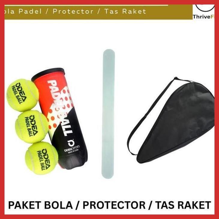 (PADEL) PADEL BALL PACKAGE / PADEL PROTECTOR / PADEL CKET BAG (NEW, VIRAL, CURRET SPORTS)