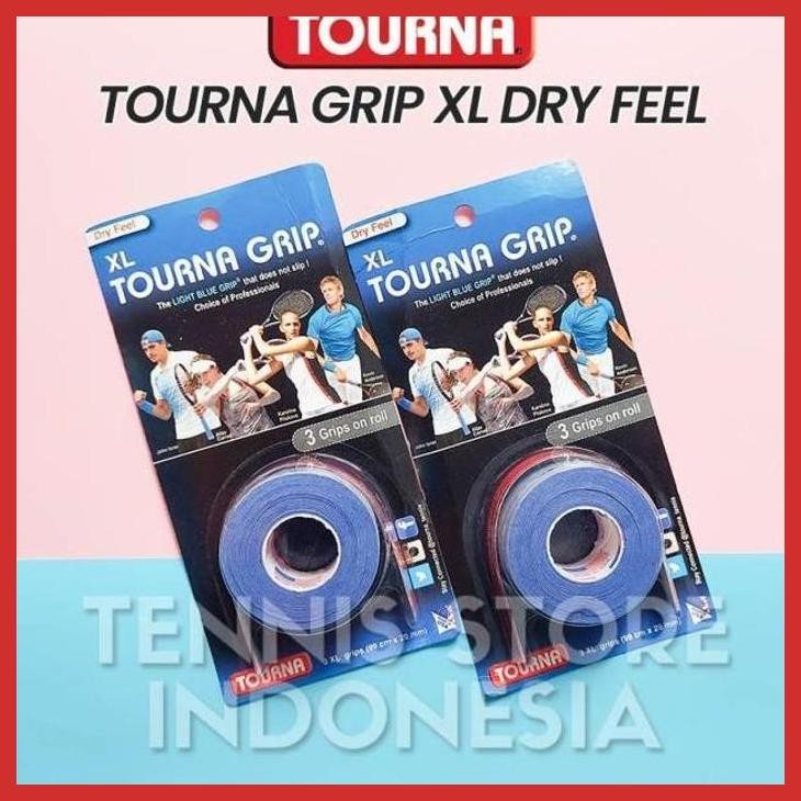 (PADEL) TOURNA GRIP XL ORIGINAL DRY FEEL TENNIS GRIP ORIGINAL (กีฬา VIRAL CURRET ใหม่)
