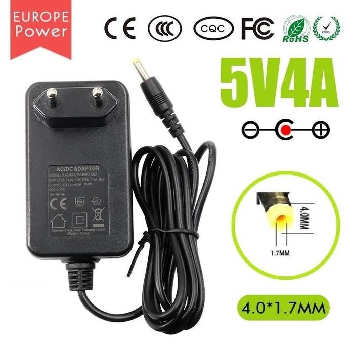 CAFF Power Adaptor 5V/4A (DC Jack 4.0x1.7mm) 20W สีส้ม Pi - REAL 4A