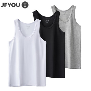 JFYOU  Singlet Pria Kaos dalam Pria | Hitam | Putih | Abu | Cowok Laki Dewasa