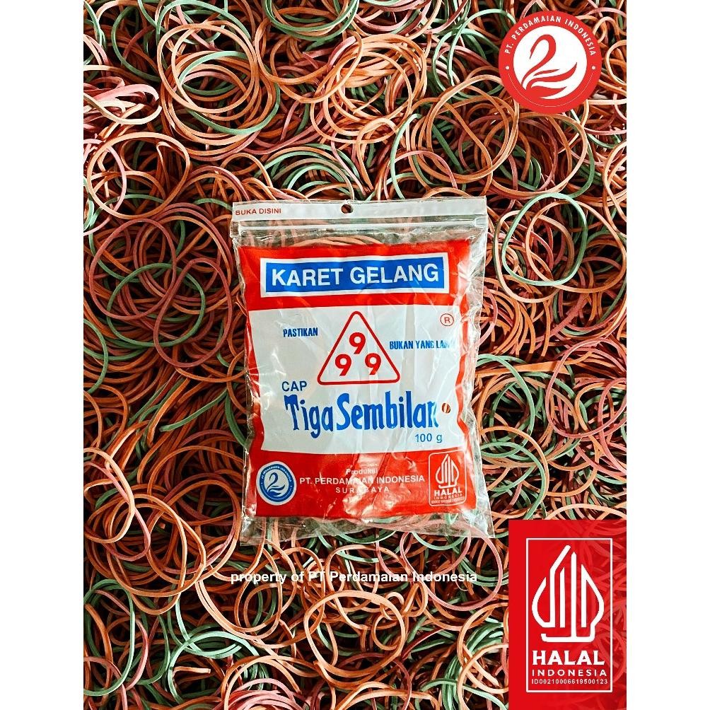 RAW RUBBER BAND 100 กรัม THREE NINE Cap 999 - WHOLESALE ||