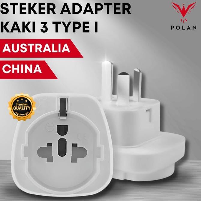 OVER PLUG CONVERTER ADAPTER EU TO AU 2 ถึง 3 ขา AUSTRALIA จีน NZ