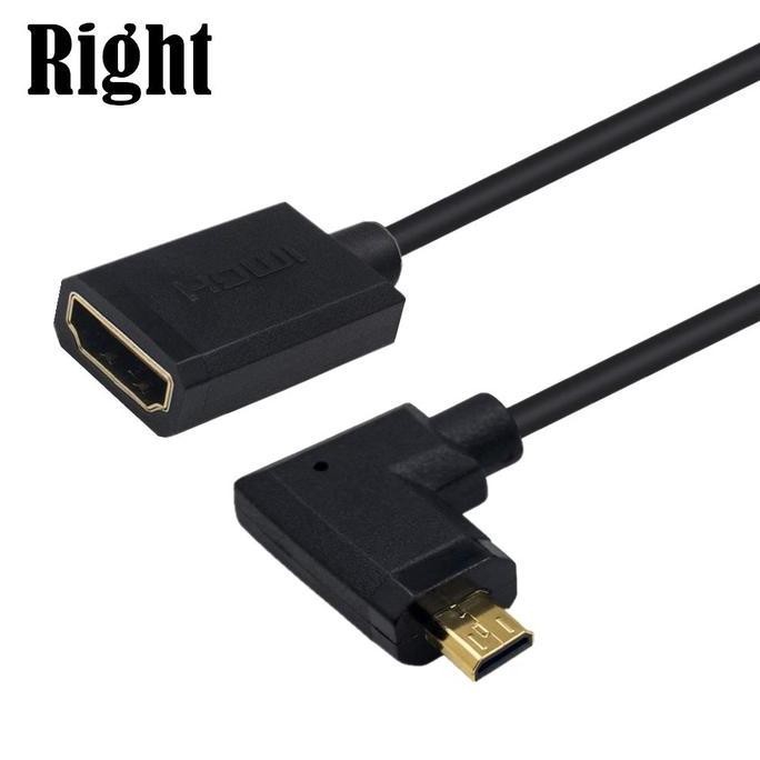 ใหม่ AVPRO AVL22AFD 4K 60Hz HDMI 2.0 Female to Micro HDMI Cable OD3.2mm