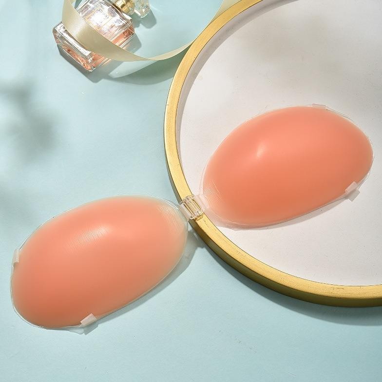 Cabeauty Br212 [ฟรีกล่อง] Silicon Strapless Washable Bra Sorex Push Up Strapless Silicone Breast Sha