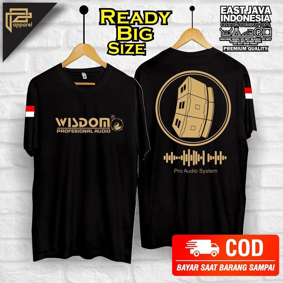 Wisdom Audio Professional Sound System เสื้อขนาดใหญ่จัมโบ้ 2Xl 3Xl 4Xl 5Xl 6Xl P เครื่องแต่งกาย
