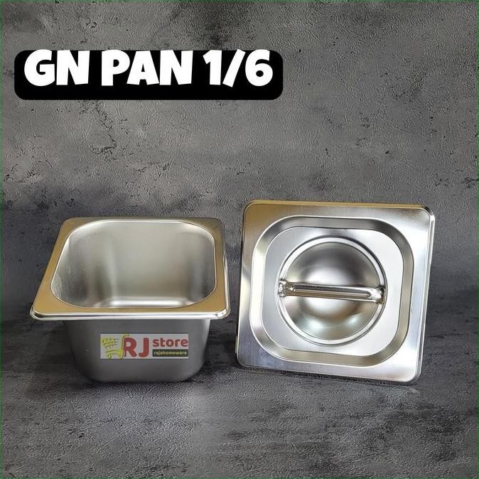 Gn Food Pan Gastronom Stainless 1/6 10Cm